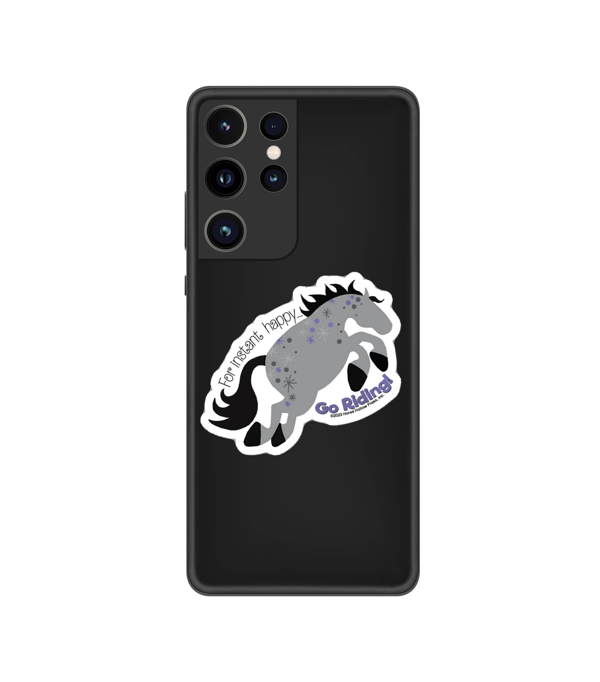 Horse Sticker Waterproof 3" "Instant Happy"