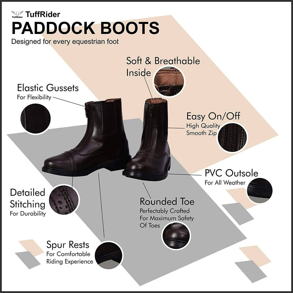 TuffRider Starter Front Zip Paddock Boots (Children's)