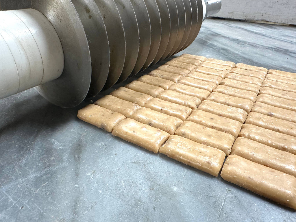Milk Choc Almond Butter Toffee Squares 5PK Bag w/ Satin Bow