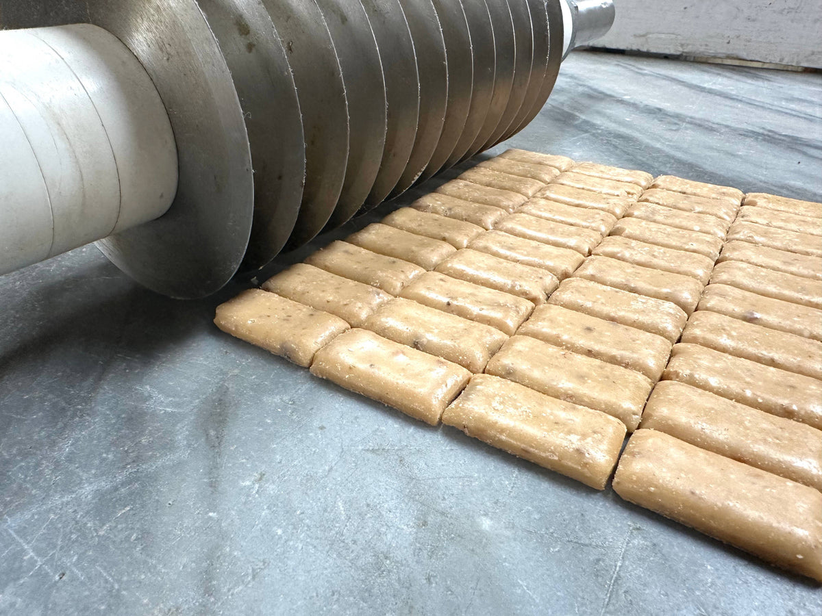 Milk Choc Almond Butter Toffee Squares 5PK Bag w/ Satin Bow