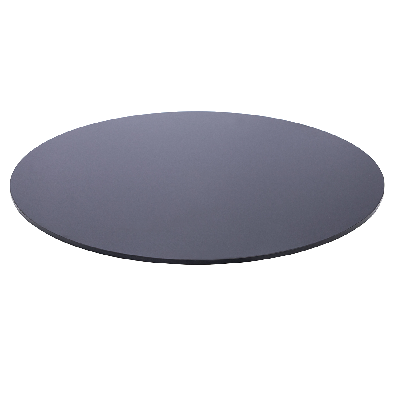 Black Wood Round Clothing Rack Topper