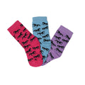 AWST Int'l "Lila" Galloping Horses Crew Socks (Children's)