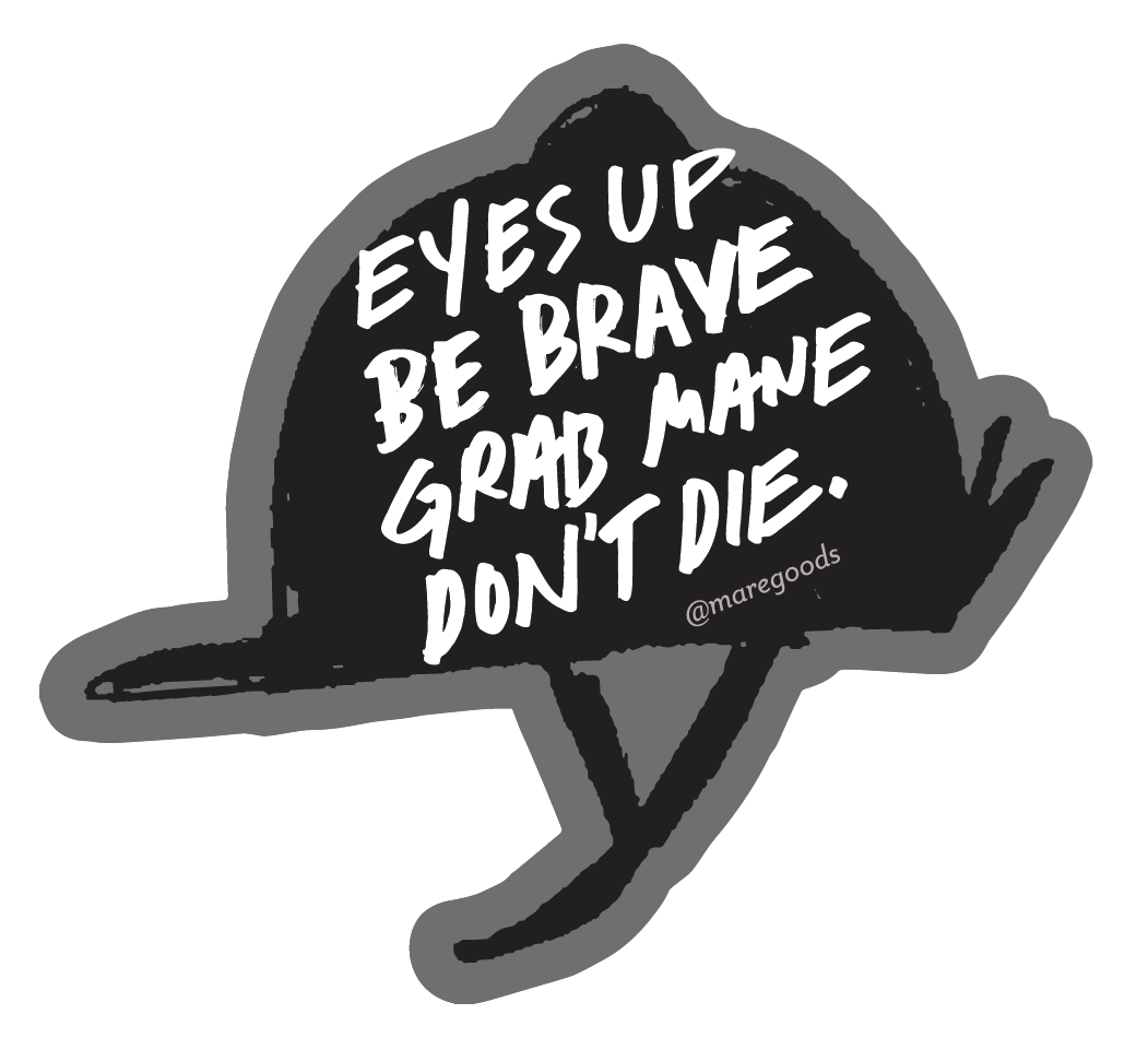 "Don't Die" Sticker 