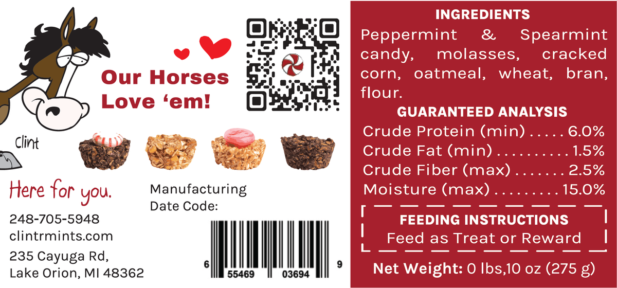ClintRMint Horse Treats Christmas Stocking