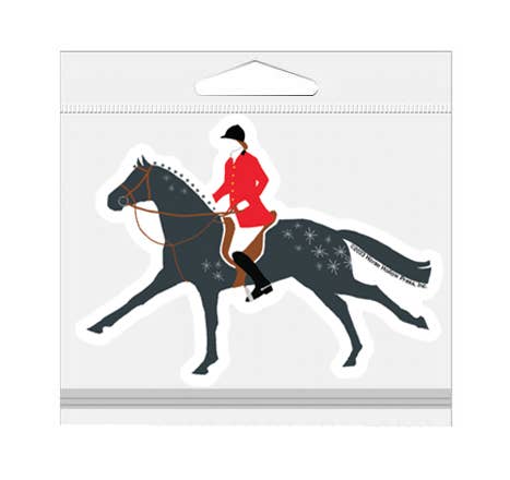 Horse Sticker Waterproof 3" "Fox Hunter"