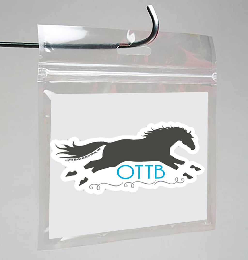 Horse Sticker Waterproof 3" "OTTB"