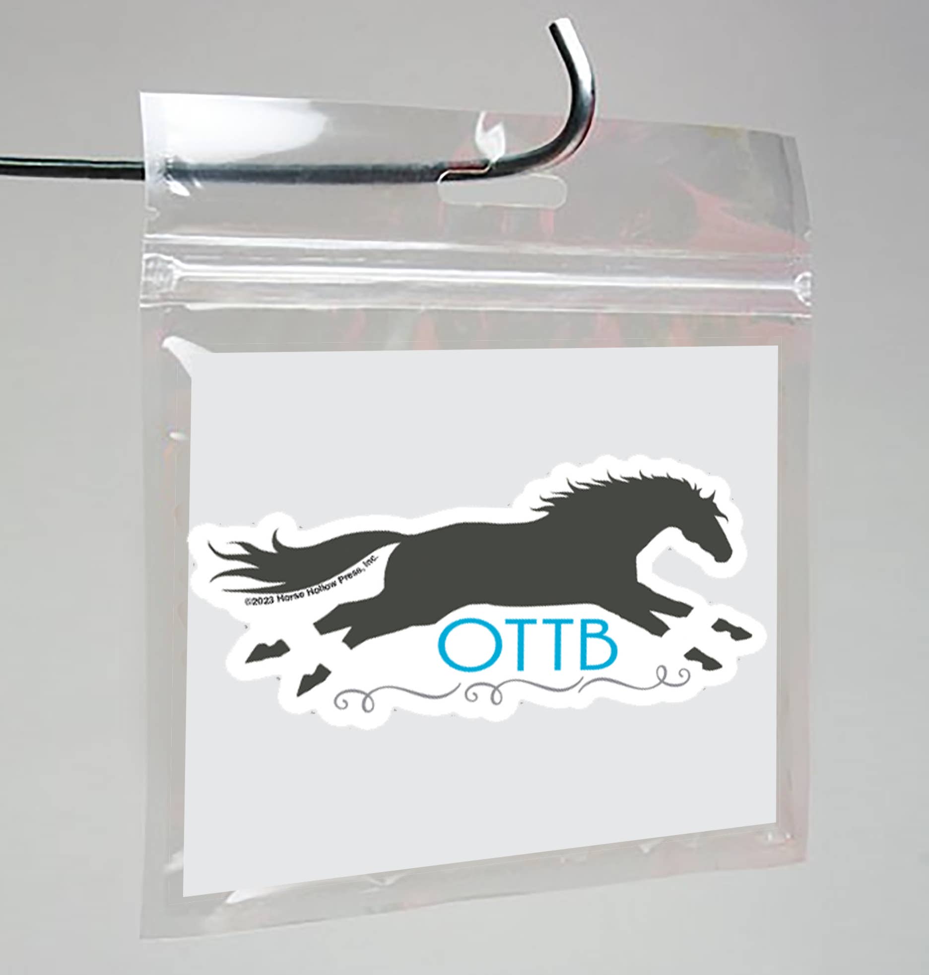 Horse Sticker Waterproof 3" "OTTB"