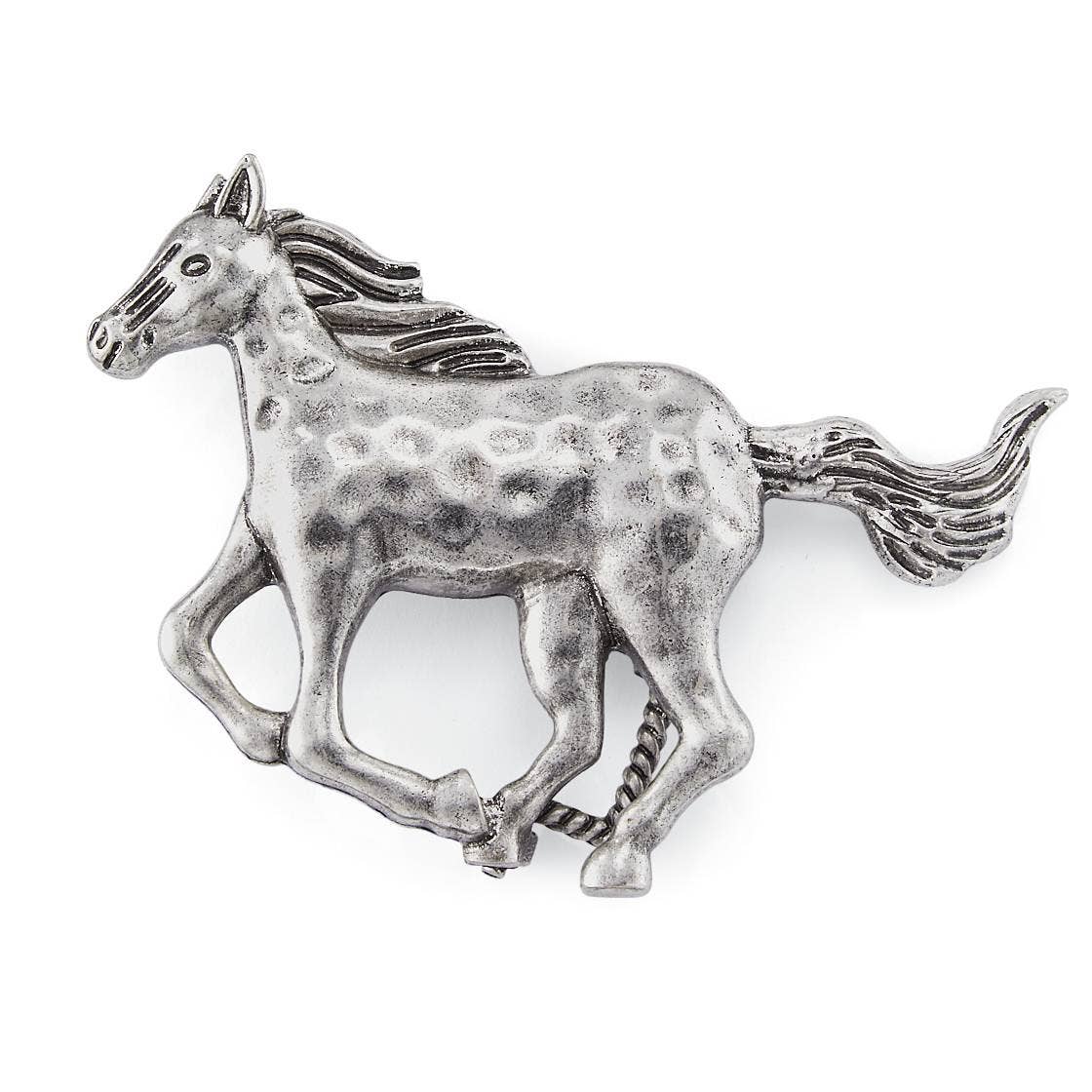 Tribal Horse Belt Buckle