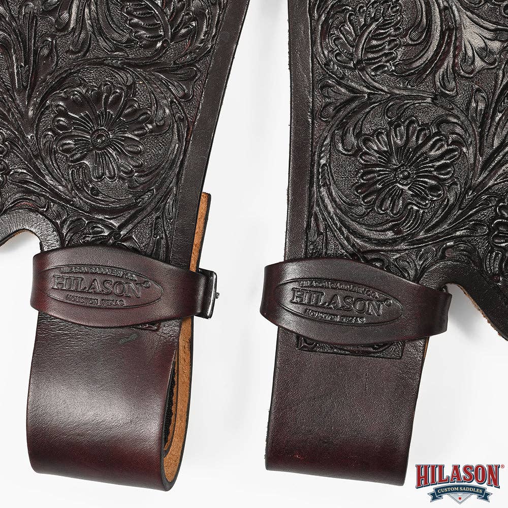 Hilason Leather Saddle Replacement Fender Pair With Hobble Strap Adult