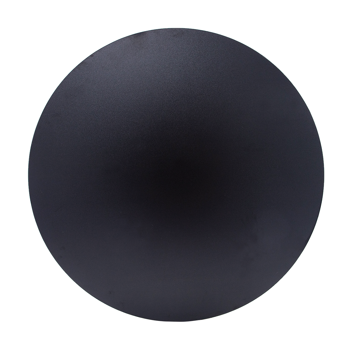 Black Wood Round Clothing Rack Topper