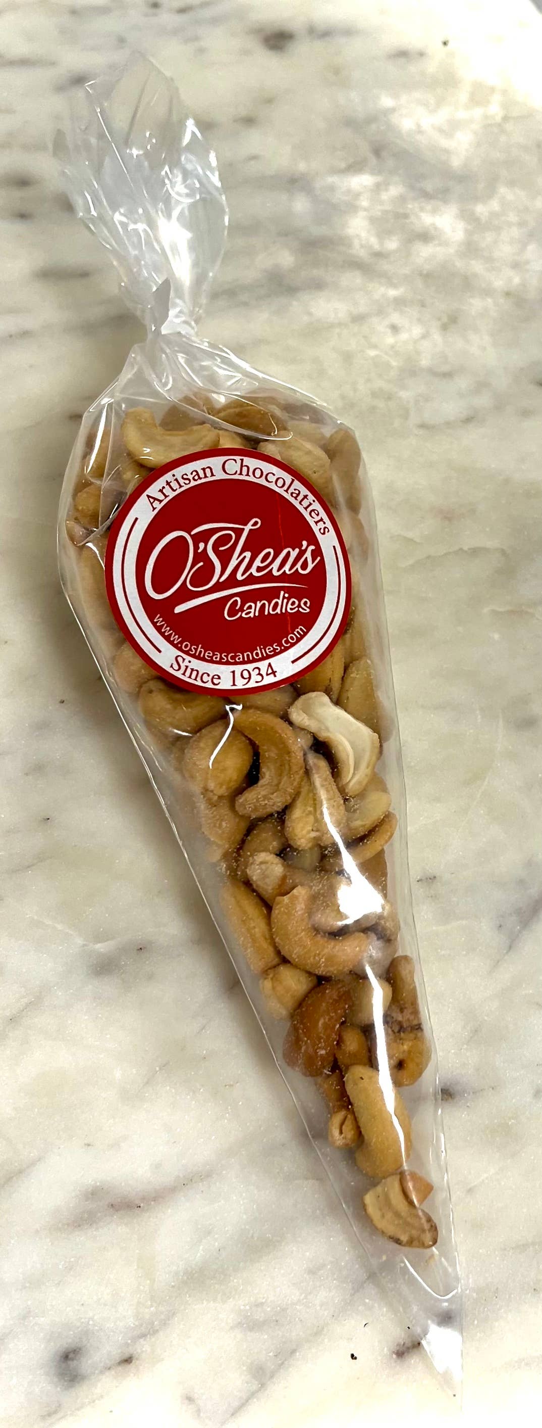Fresh Roasted Salted Cashews 🥐 1/3rd Pound Flair Top