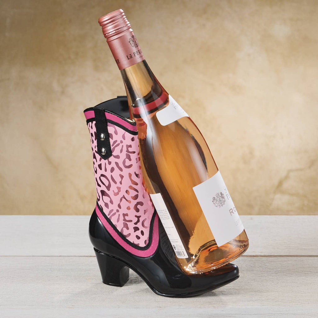 Cowgirl Boot Wine Bottle Holder