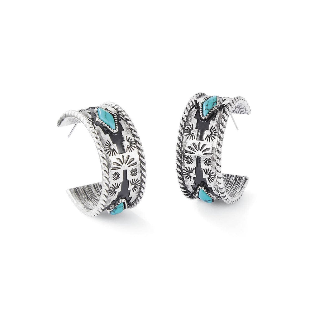 South Rim Hoop Earrings