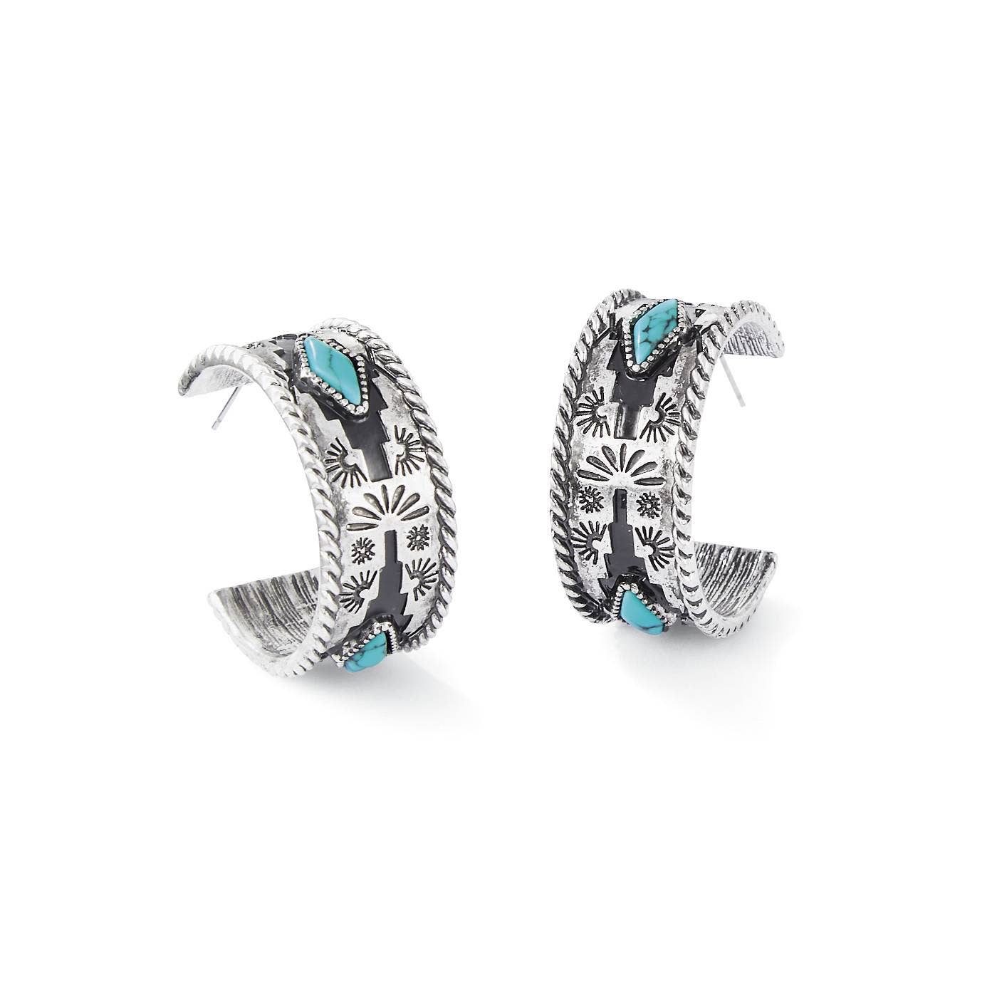 South Rim Hoop Earrings
