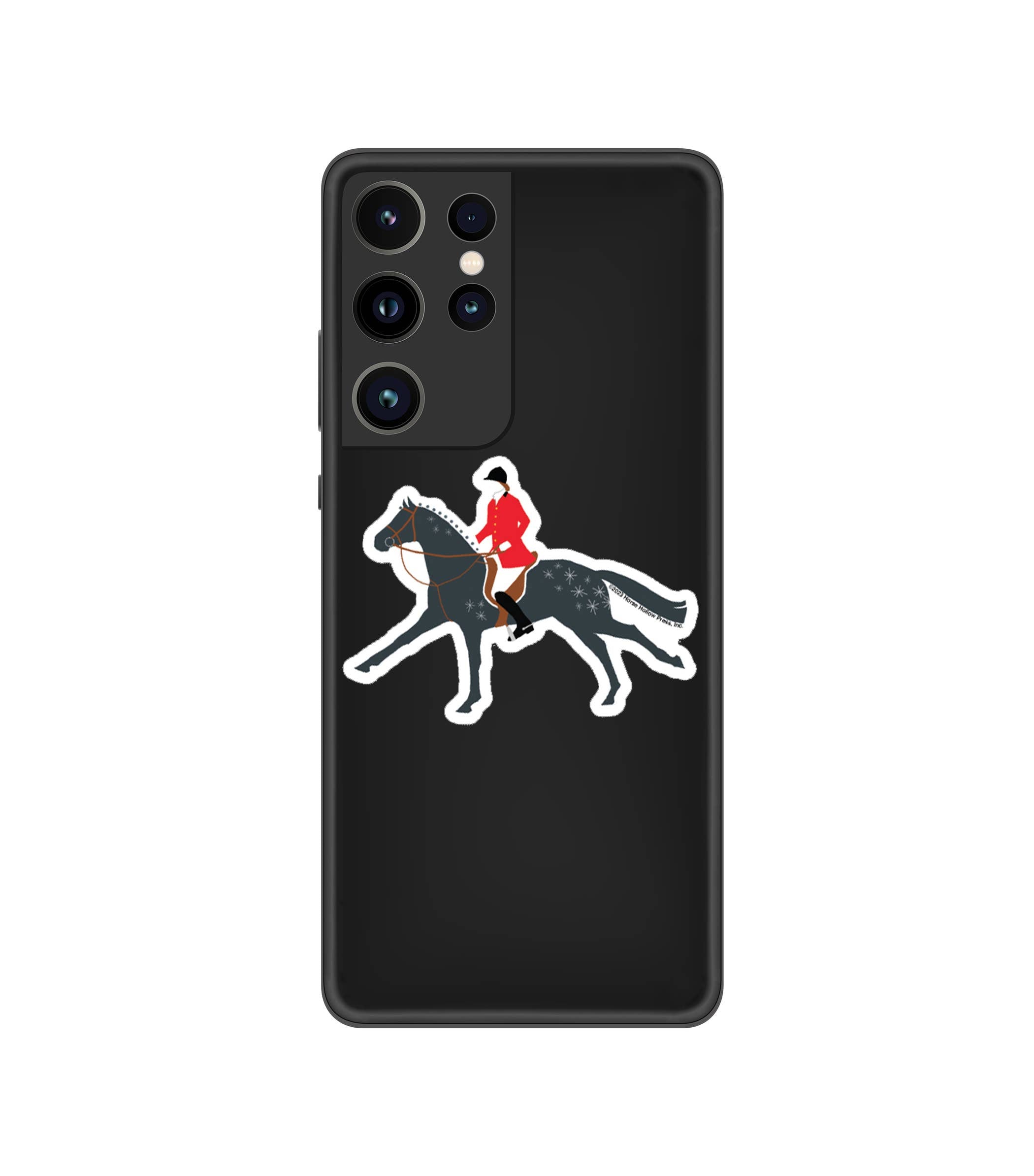 Horse Sticker Waterproof 3" "Fox Hunter"