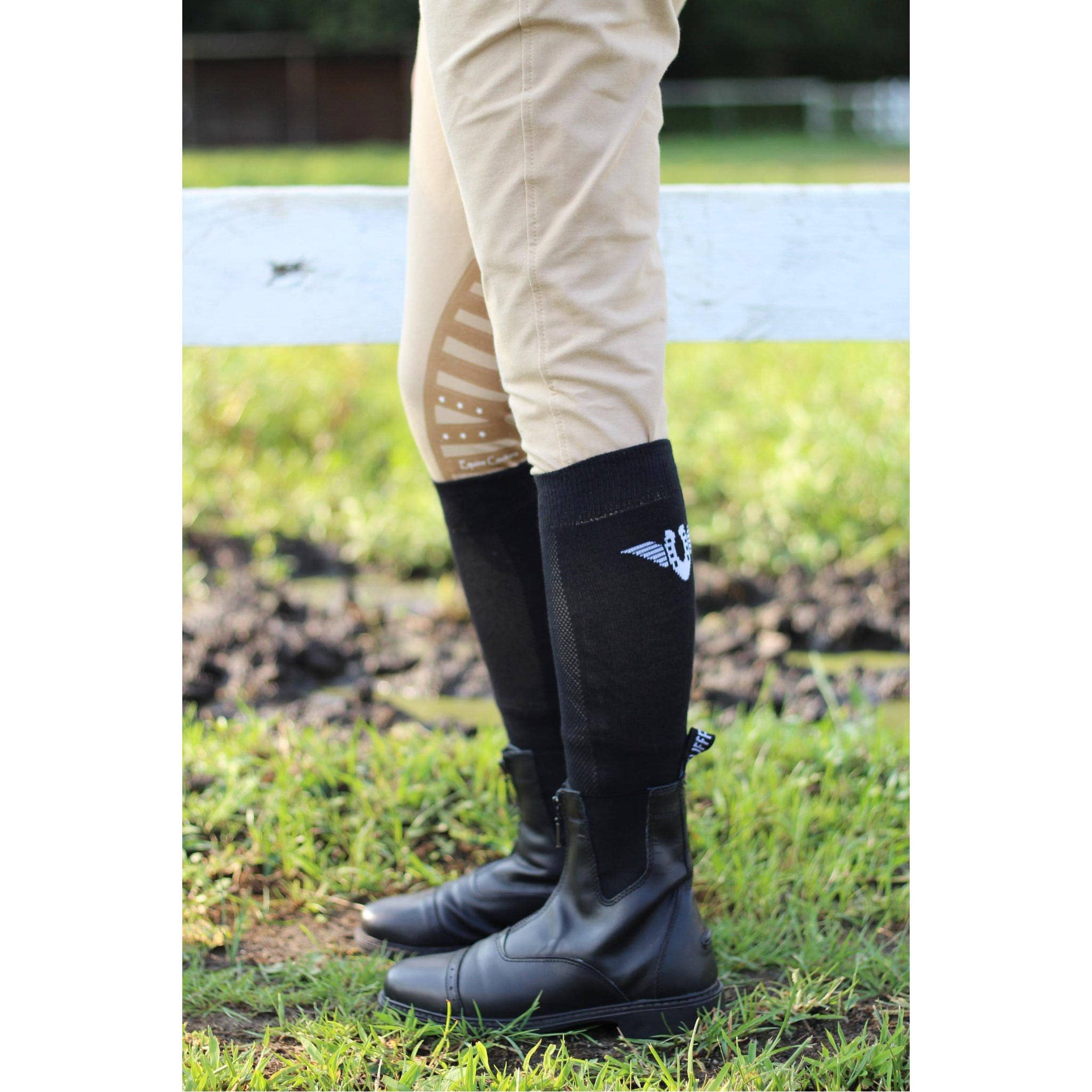 TuffRider Starter Front Zip Paddock Boots (3042W-MOC) (Women's)