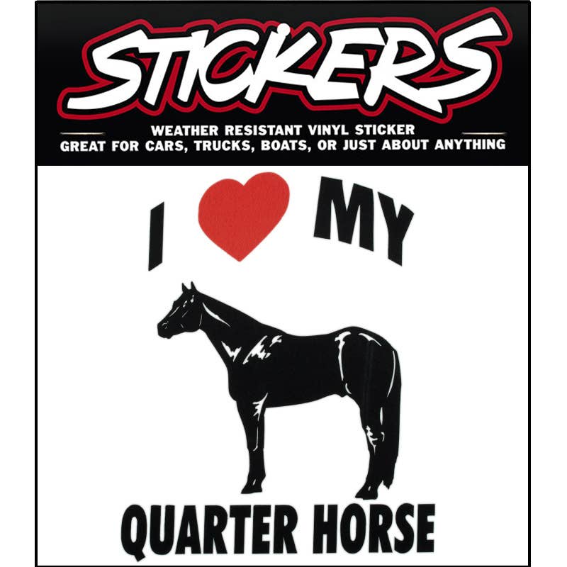Made in the USA - I Love My Quarter Sticker