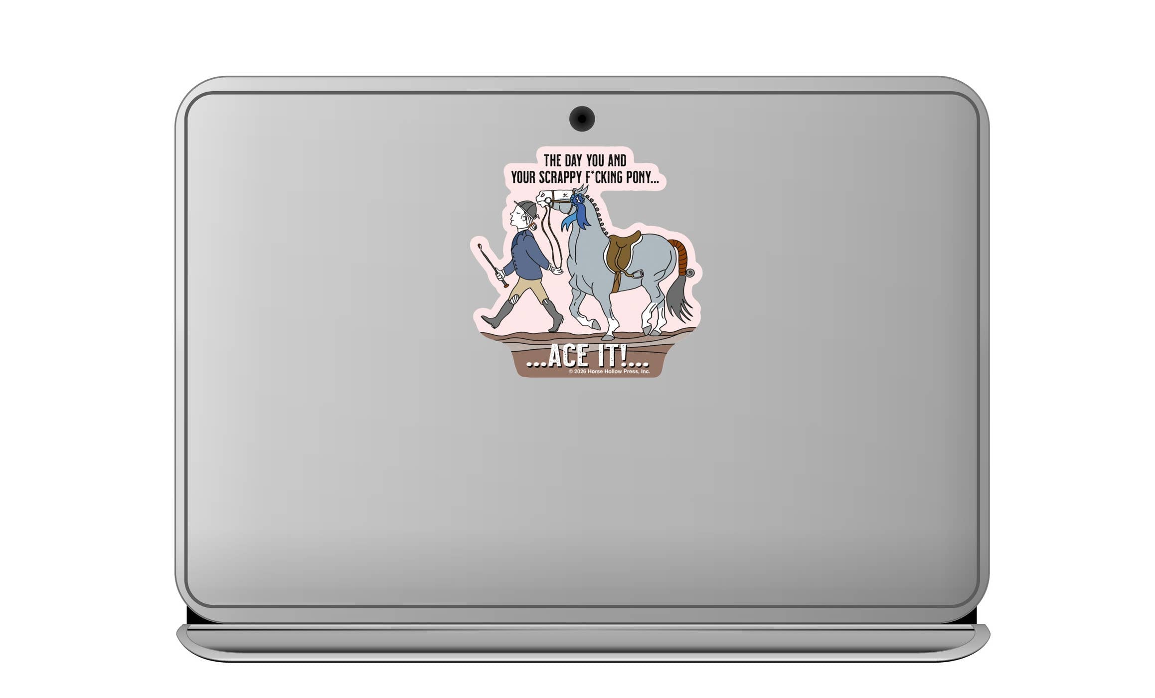 Horse Sticker Waterproof 3" "Scrappy Pony"