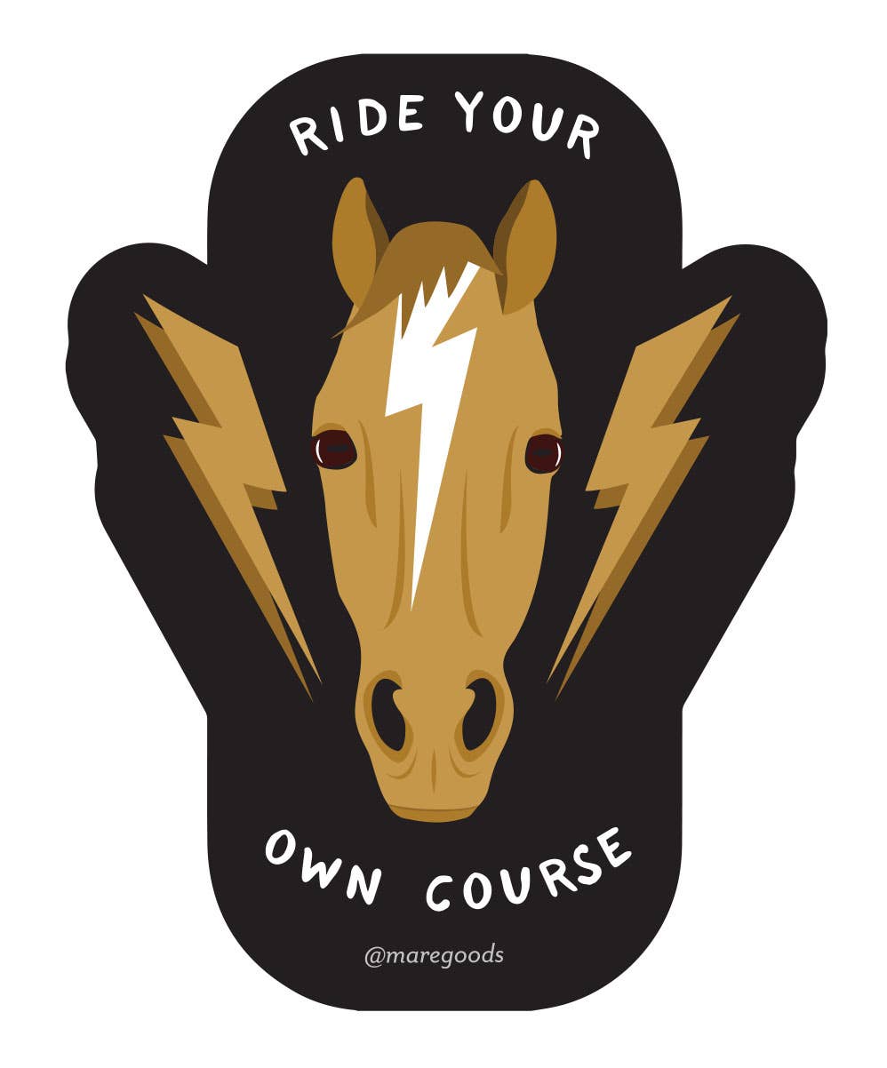 "Ride Your Own Course" Sticker