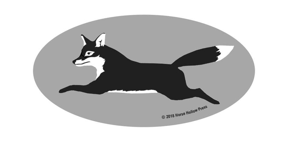 Horse Laptop, Cell Phone & Helmet Sticker "Running Fox"