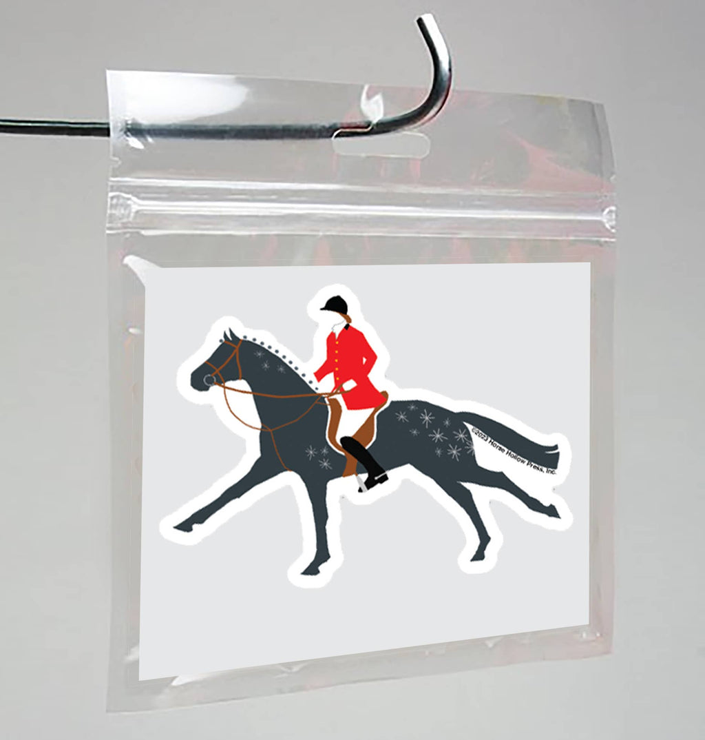 Horse Sticker Waterproof 3" "Fox Hunter"