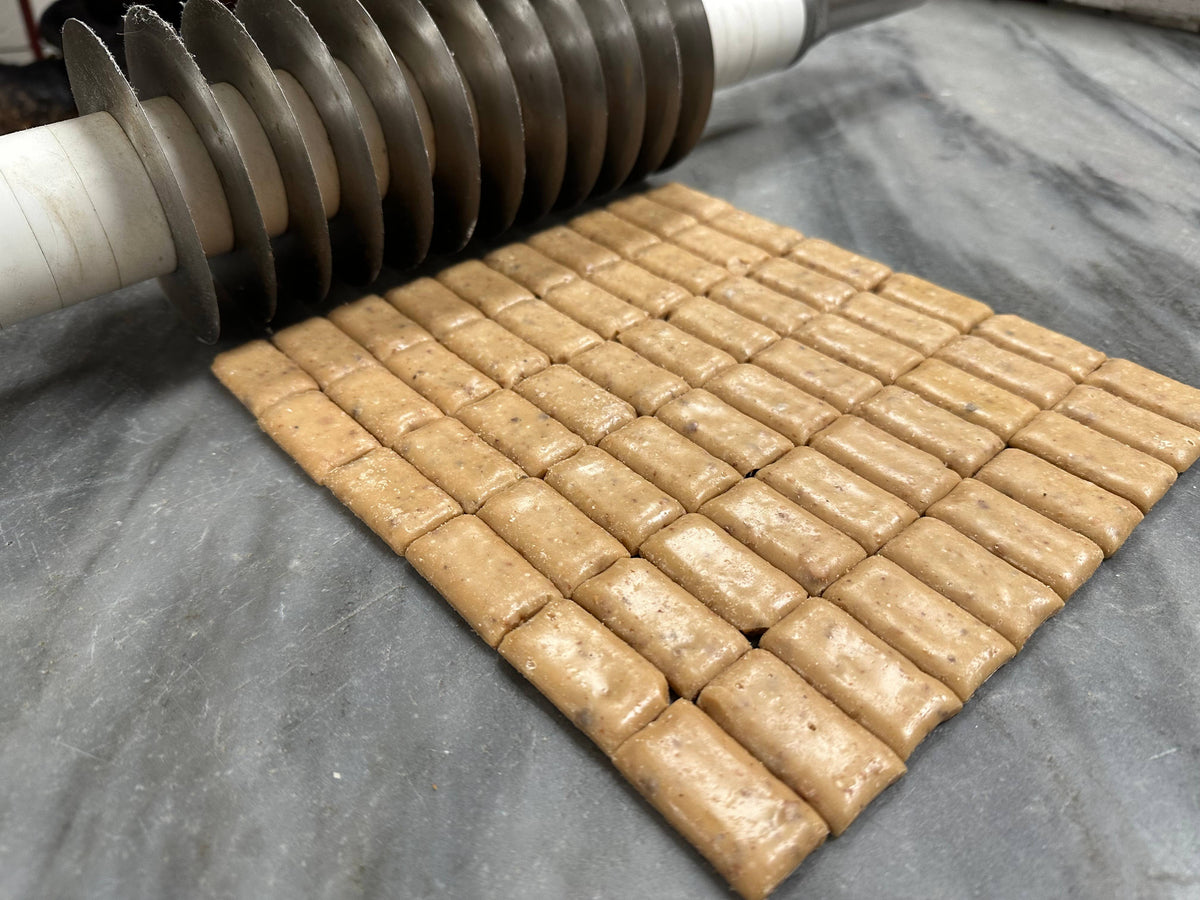 Milk Choc Almond Butter Toffee Squares 5PK Bag w/ Satin Bow