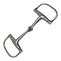 D-Ring Single Joint Snaffle Bit in Stainless Steel - 5"