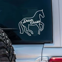 Dapplebay Vinyl Decal - Dressage Dream Chaser 5.5" x 5.5"