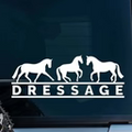 SOLD-Dapplebay Vinyl Decal in Dressage - 7" x 2.5"
