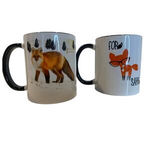 For Fox Sake Cute Funny Coffee Mugs