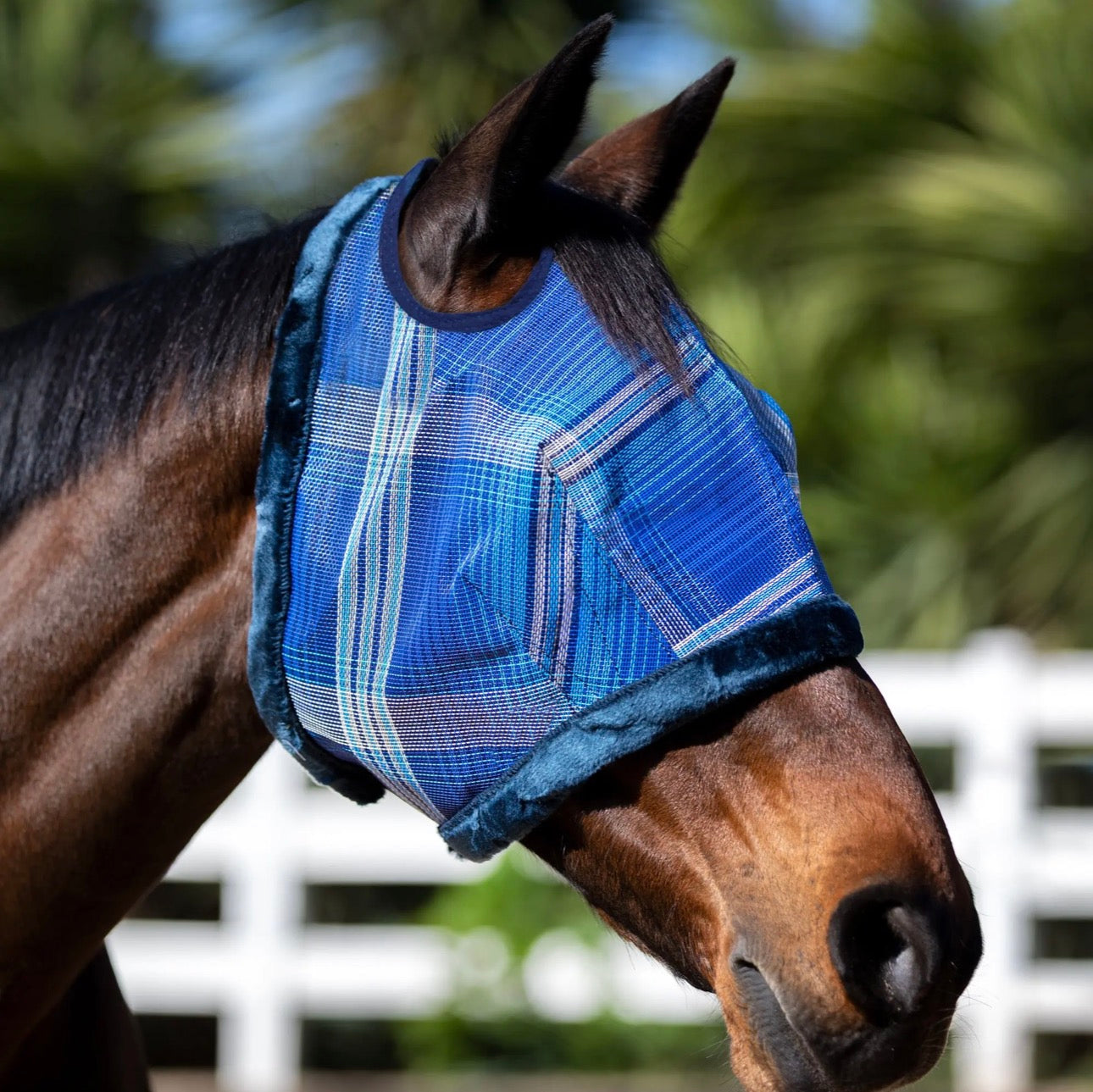 Fly Mask with Fleece Trim & 73% UV Protection