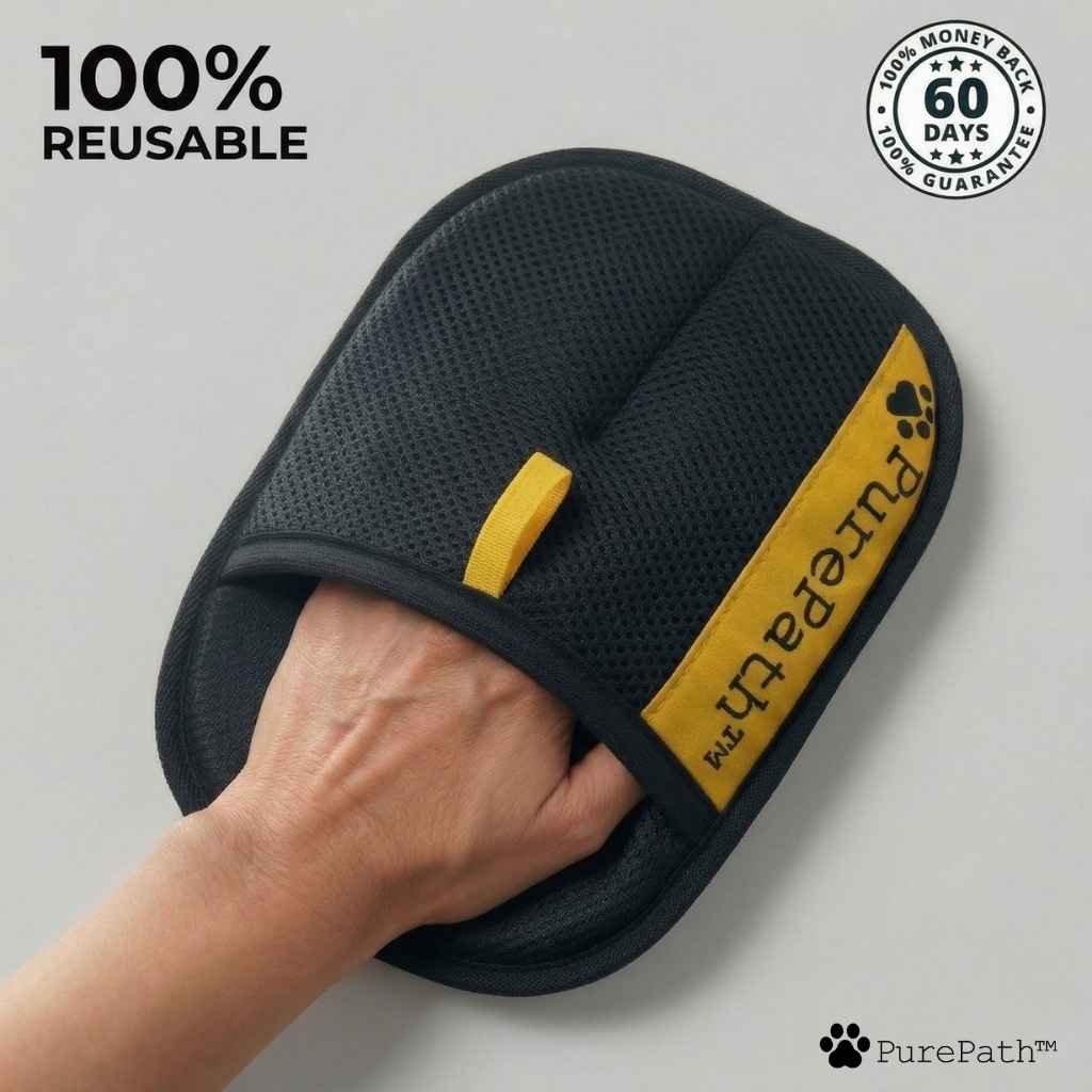 HORSE HAIR GROOMING GLOVE