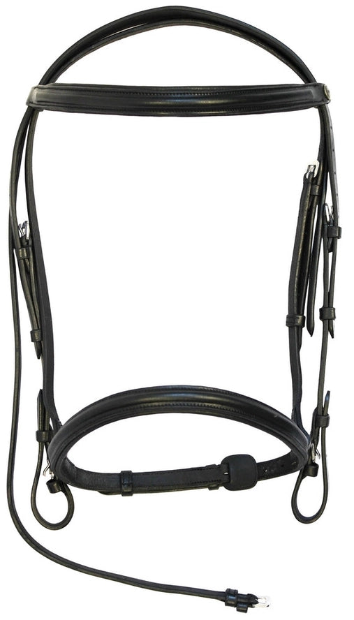 Henri De Rivel Pro Padded Dressage Bridle with Web Reins