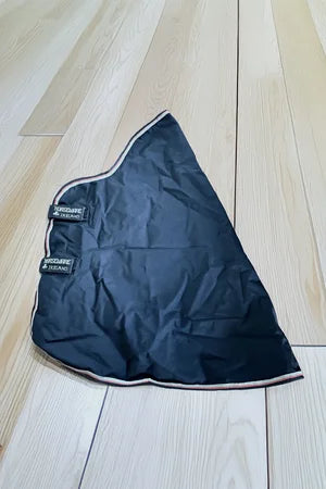 Horseware Rambo Optimo Lite 0G Hood In Black With Red & Grey Trim - Large