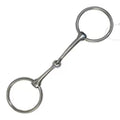 Loose Ring Single Joint Snaffle Bit in Stainless Steel - 4 3/4"