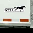 SOLD-Dapplebay Bumper Sticker in OTTB - 9" x 3"