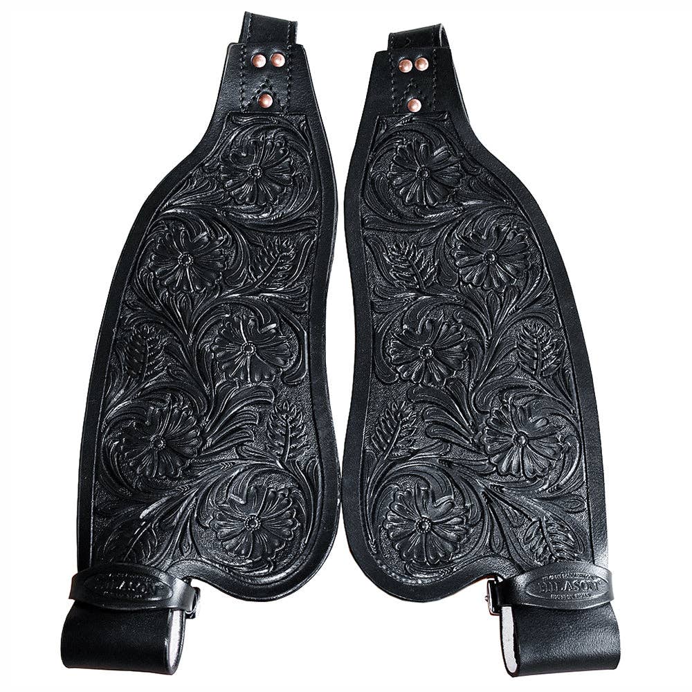 Hilason Leather Saddle Replacement Fender Pair With Hobble Strap Adult