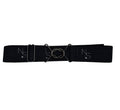 Starry Night Gunmetal Neon Spur Logo Equestrian Belt