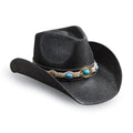Turquoise Stone Cowboy Hat