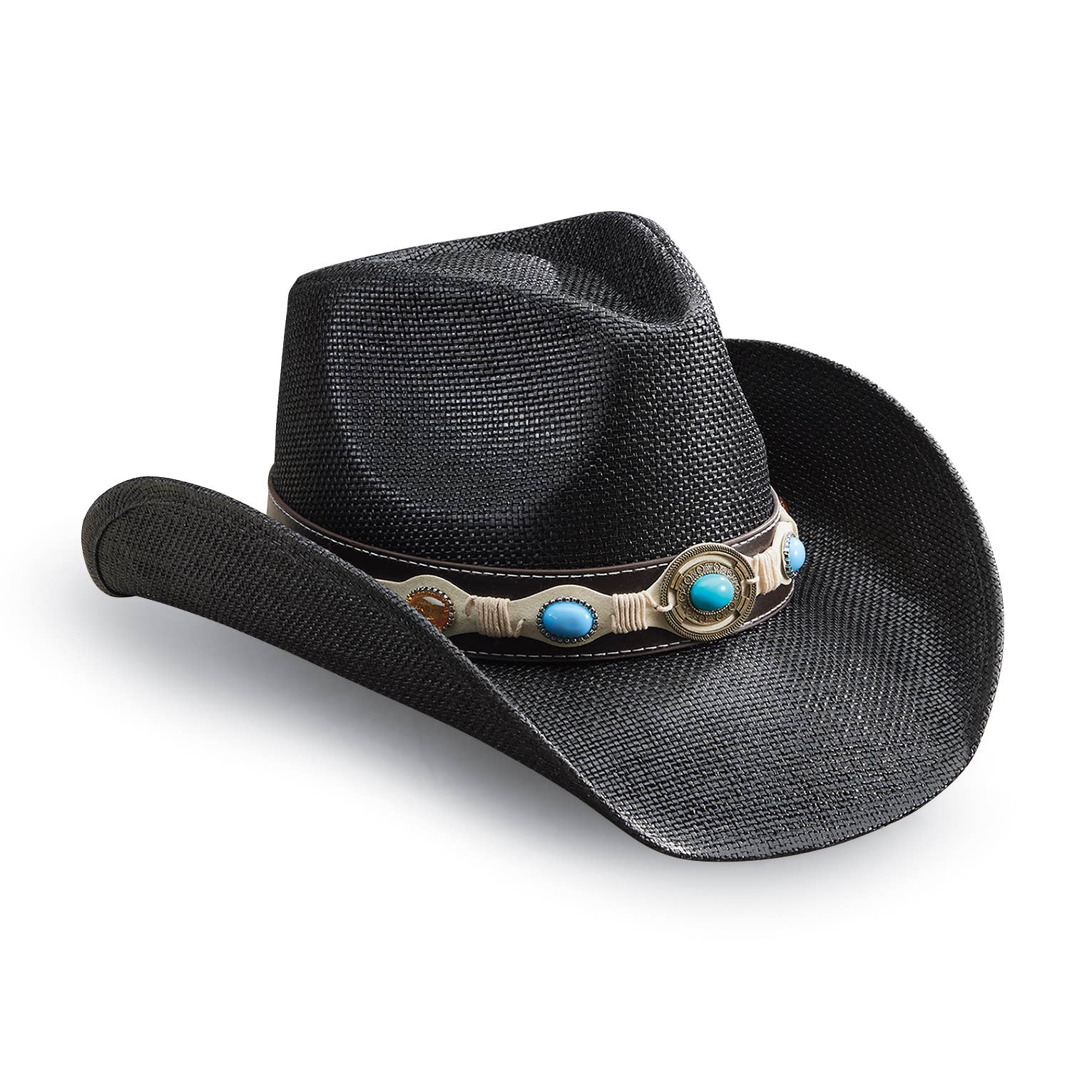 Turquoise Stone Cowboy Hat