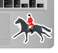 Horse Sticker Waterproof 3" "Fox Hunter"
