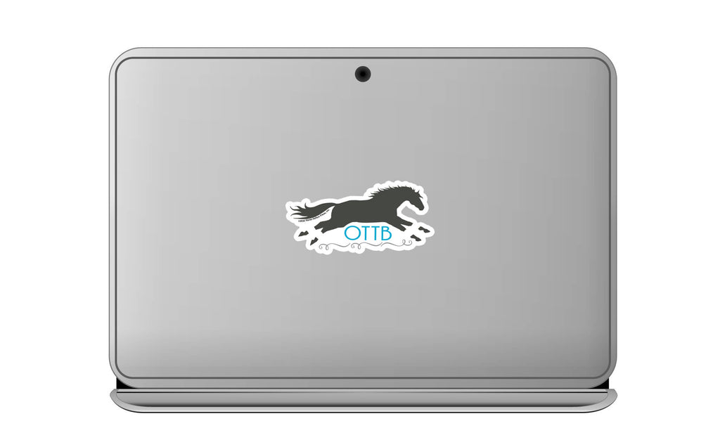 Horse Sticker Waterproof 3" "OTTB"