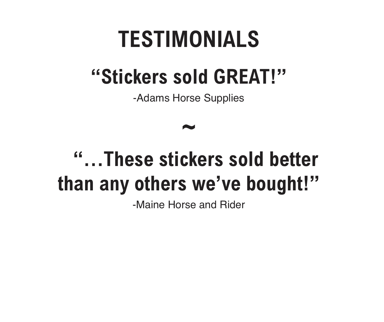 Horse Sticker Waterproof 3" "Instant Happy"