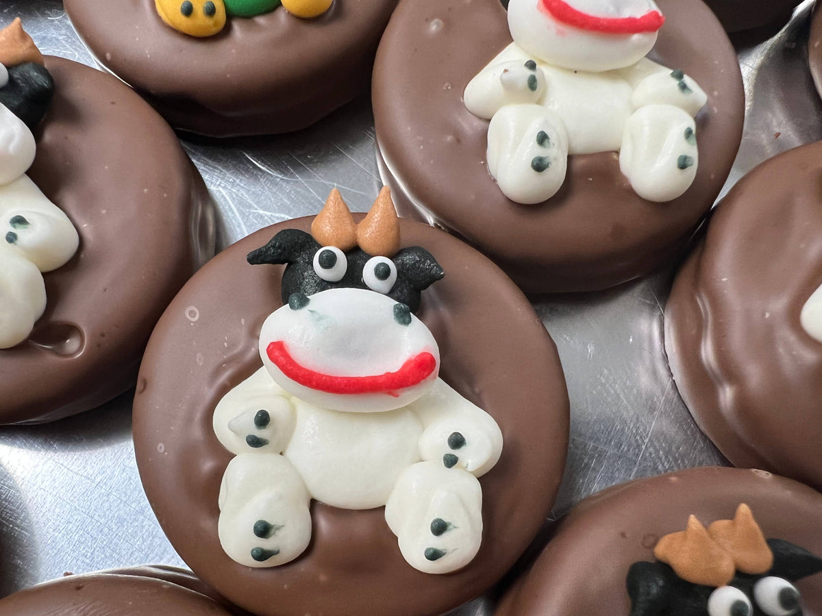 O’Oreo “Smiling Farm Animals” 🐶 🐸  w/ Milk Chocolate 3PK
