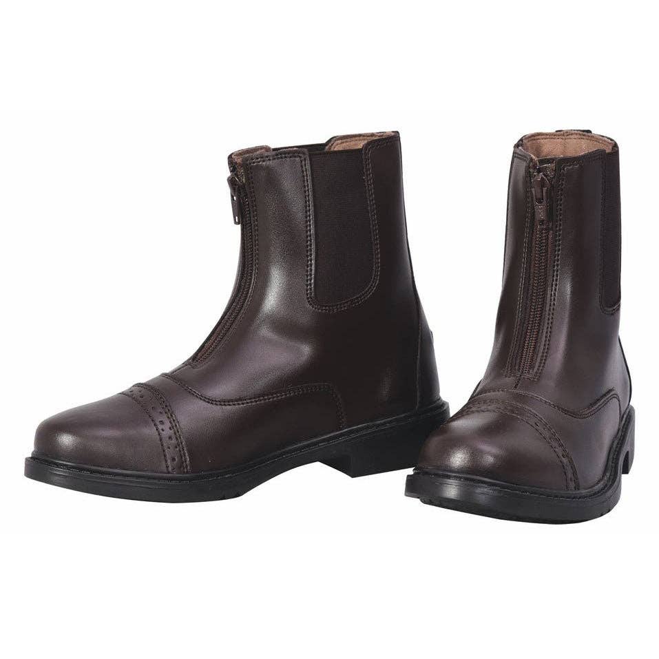 TuffRider Starter Front Zip Paddock Boots (3042W-MOC) (Women's)