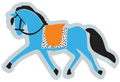 "Dressage Pony" Sticker