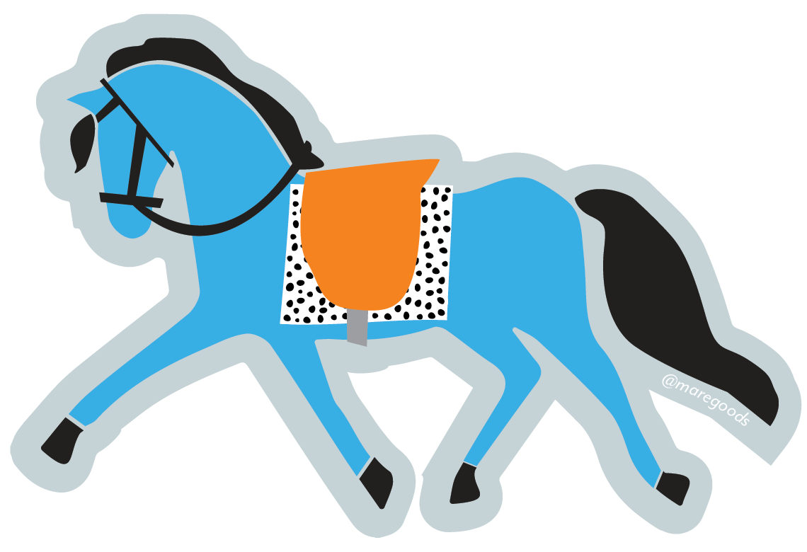 "Dressage Pony" Sticker