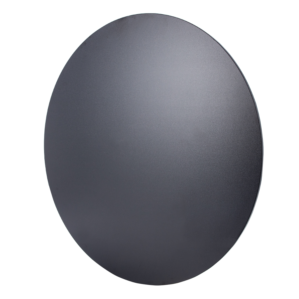 Black Wood Round Clothing Rack Topper