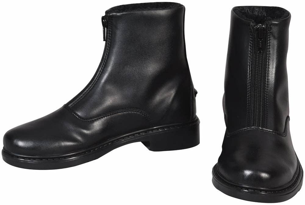 TuffRider Winter Fleece Lined Front Zip Paddock Boots (Children's)