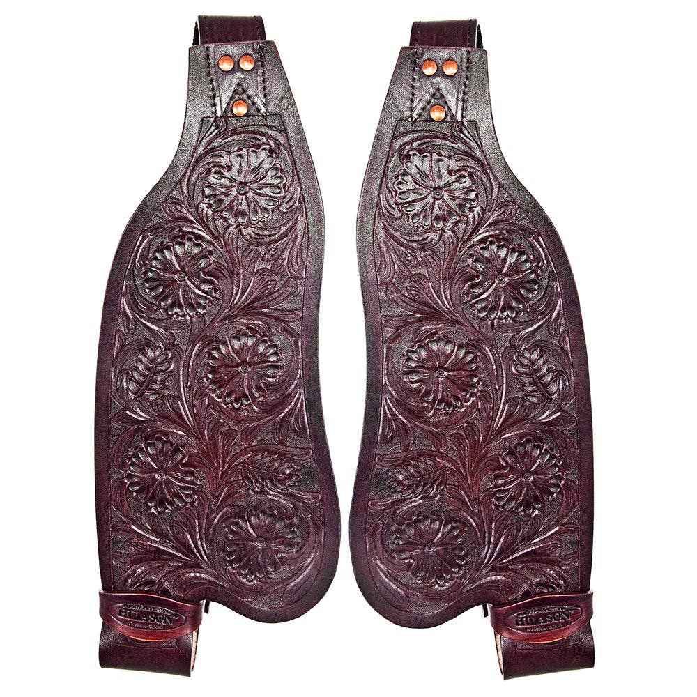Hilason Leather Saddle Replacement Fender Pair With Hobble Strap Adult